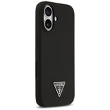 Guess Silicone Triangle Logo MagSafe Case for iPhone 17 - Black