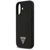 Guess Silicone Triangle Logo MagSafe Case for iPhone 17 - Black
