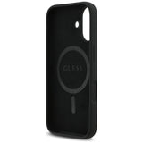 Guess Silicone Triangle Logo MagSafe Case for iPhone 17 - Black
