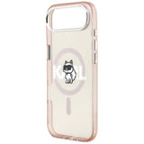 Karl Lagerfeld IML Choupette Sketch Logo MagSafe Case til iPhone 17 Air - Pink