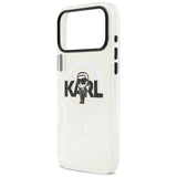 Karl Lagerfeld IML Karl Sketch Logo MagSafe Case til iPhone 17 Pro Max - Gennemsigtig