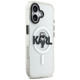 Karl Lagerfeld IML Karl Sketch Logo MagSafe Case til iPhone 17 - Gennemsigtig