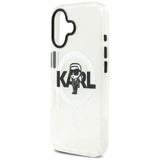 Karl Lagerfeld IML Karl Sketch Logo MagSafe Case til iPhone 17 - Gennemsigtig
