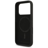 Karl Lagerfeld Silicone Karl&Choupette Ring MagSafe Case for iPhone 17 Pro - Black