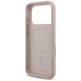 Karl Lagerfeld Silicone Karl&Choupette Ring MagSafe Case for iPhone 17 Pro - Pink