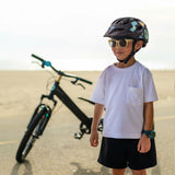 Wozinsky Children's MTB Bike Helmet with Detachable Visor XS - Black