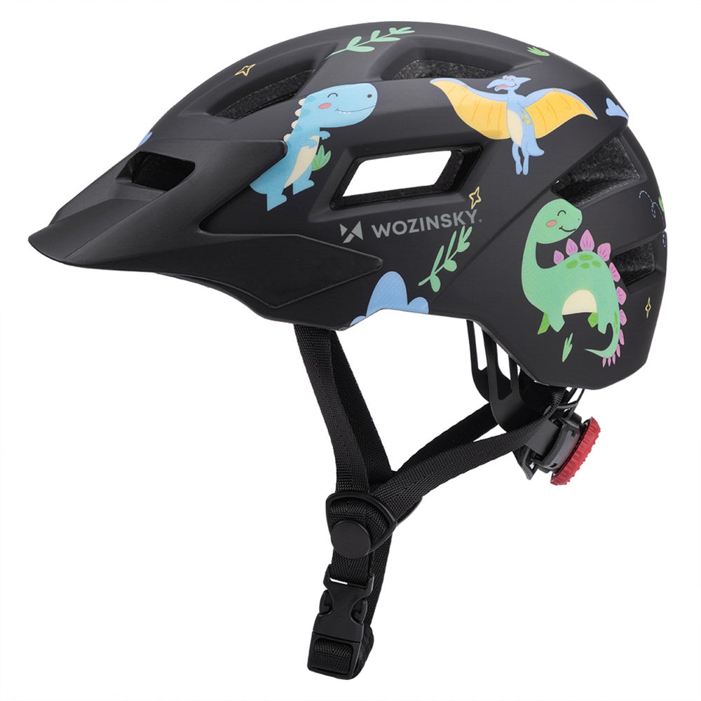 Wozinsky MTB Children's Bike Helmet with Removable Visor S - Black