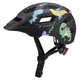 Wozinsky MTB Children's Bike Helmet with Removable Visor S - Black