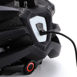 Wozinsky MTB Bike Helmet with Removable Visor and Rear USB Light L - Black