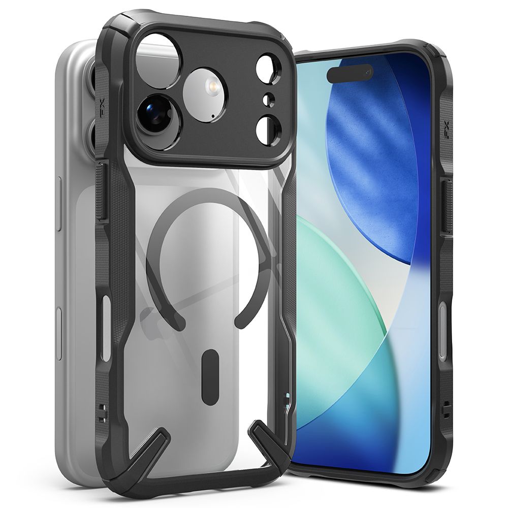 Ringke Fusion X Magnetisk MagSafe Case til iPhone 17 Pro Max - sort