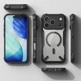 Ringke Fusion X Magnetisk MagSafe Case til iPhone 17 Pro Max - sort