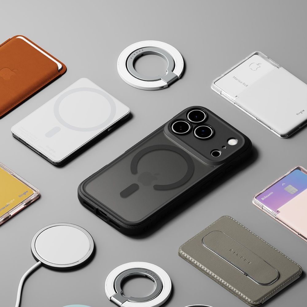 Ringke Fusion Bold Magnetic MagSafe Case til iPhone 17 Pro - Matte Black