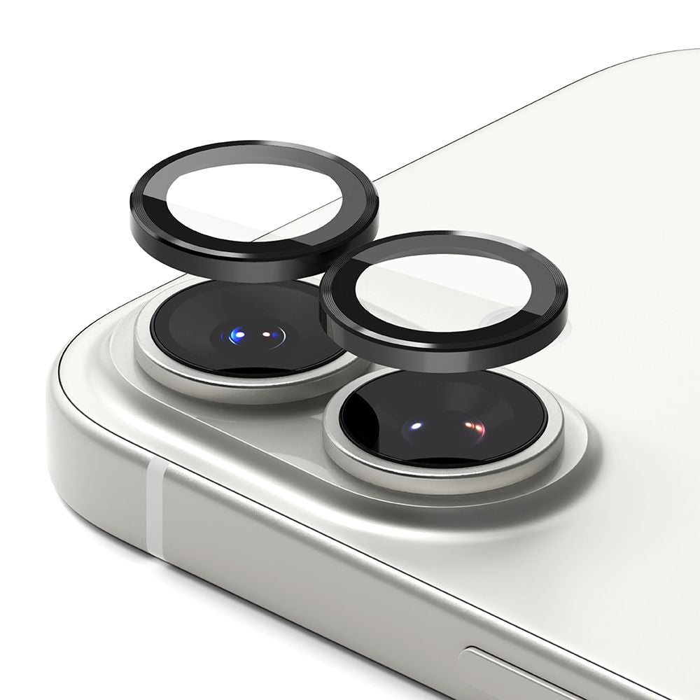 Ringke Camera Frame Protector 2-pakke til iPhone 17 - sort