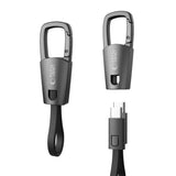 Tech-Protect Ultraboost DNA-kabel med nøglering USB-C PD 60W / 3A - Grå