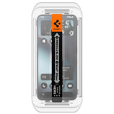 Spigen Glas.TR EZ Fit Hærdet glas 2-pakke til ingenting Telefon 3 - Transparent