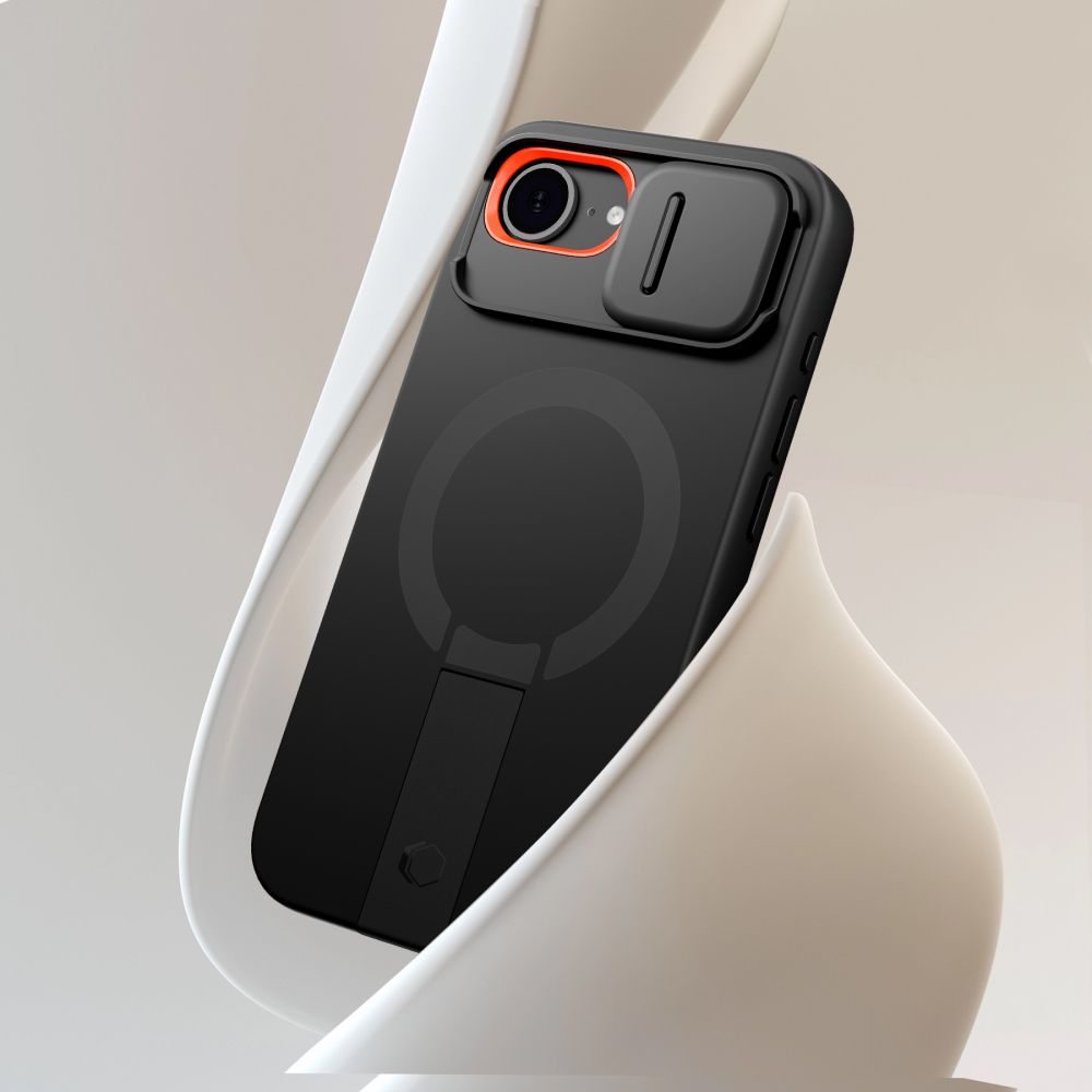 Tech-Protect Kevlar Aura MagSafe Case til iPhone 16e - sort