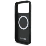 BMW M Perforeret Stripe Logo MagSafe Case til iPhone 17 Pro Max - Rød