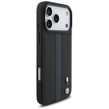 BMW M Perforeret Stripe Logo MagSafe Case til iPhone 17 Pro Max - Blå
