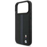 BMW M Perforeret Stripe Logo MagSafe Case til iPhone 17 Pro Max - Blå