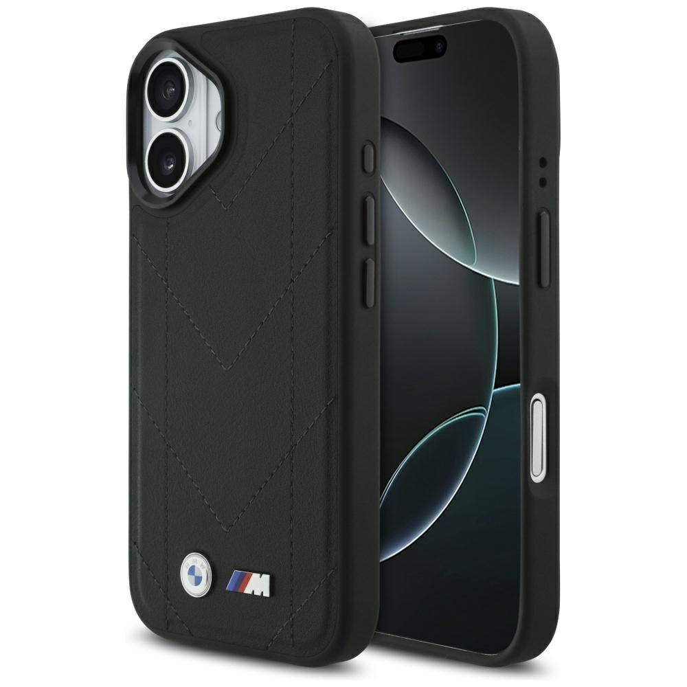 BMW M Quilted Logo MagSafe iPhone 17 Case - sort