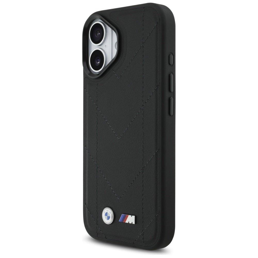 BMW M Quilted Logo MagSafe iPhone 17 Case - sort