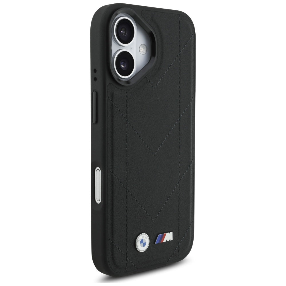BMW M Quilted Logo MagSafe iPhone 17 Case - sort
