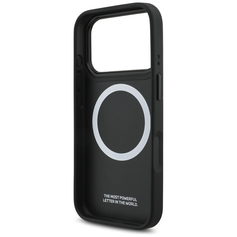 BMW M Quilted Logo MagSafe Case til iPhone 17 Pro - sort