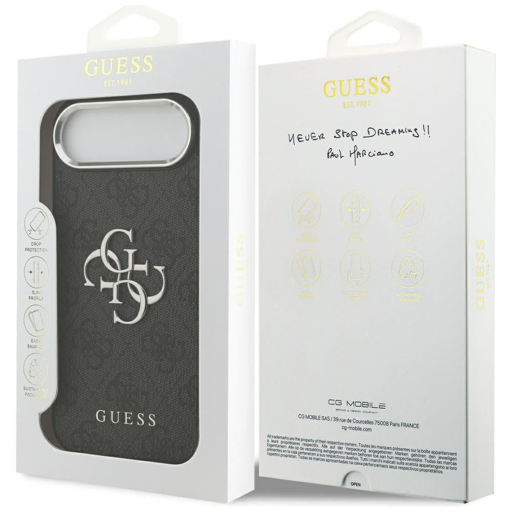 Guess 4G Big 4G Classic Logo Case til iPhone 17 Air - sort