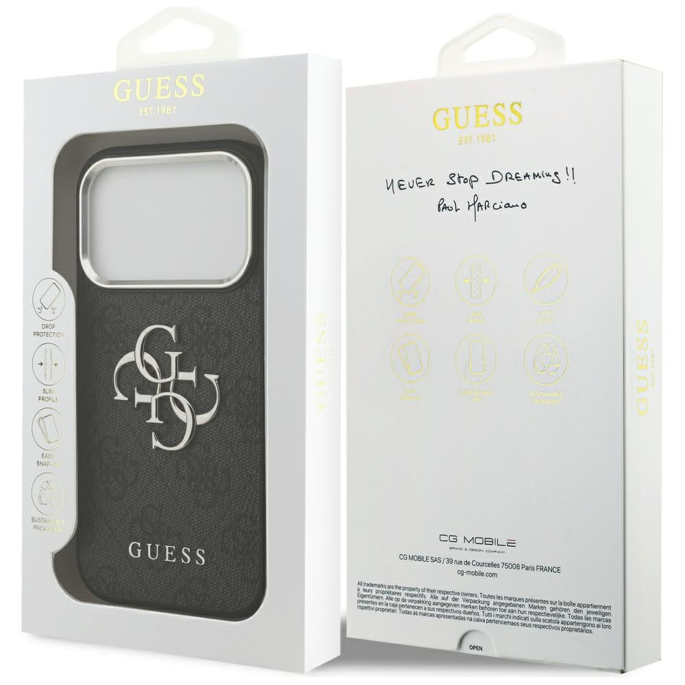 Guess 4G Big 4G Classic Logo case for iPhone 17 Pro - black