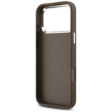 Guess 4G Big 4G Classic Logo Case for iPhone 17 Pro Max Brown - Silver