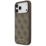 Guess 4G Classic Case for iPhone 17 Pro Max - Brown