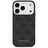 Guess 4G Classic Logo MagSafe case for iPhone 17 Pro - black