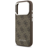 Guess 4G Classic Logo MagSafe Case for iPhone 17 Pro Max - Brown