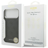 Guess 4G Classic Logo MagSafe case for iPhone 17 Pro Max - black