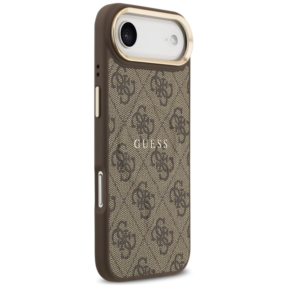 Guess 4G PU Classic Logo MagSafe Case til iPhone 17 Air - Brunt