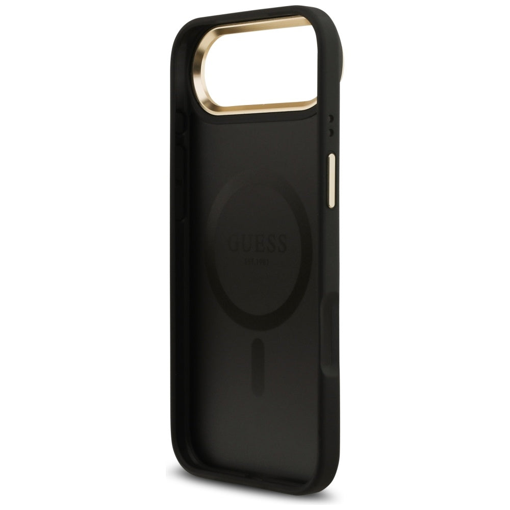 Guess 4G PU Classic Logo MagSafe-hylster til iPhone 17 Air - sort