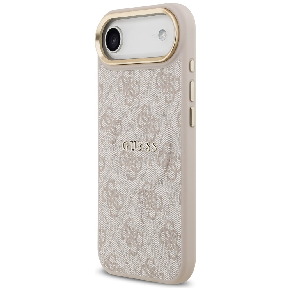 Guess 4G PU Classic Logo MagSafe Case for iPhone 17 Air - Pink