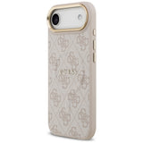 Guess 4G PU Classic Logo MagSafe Case for iPhone 17 Air - Pink
