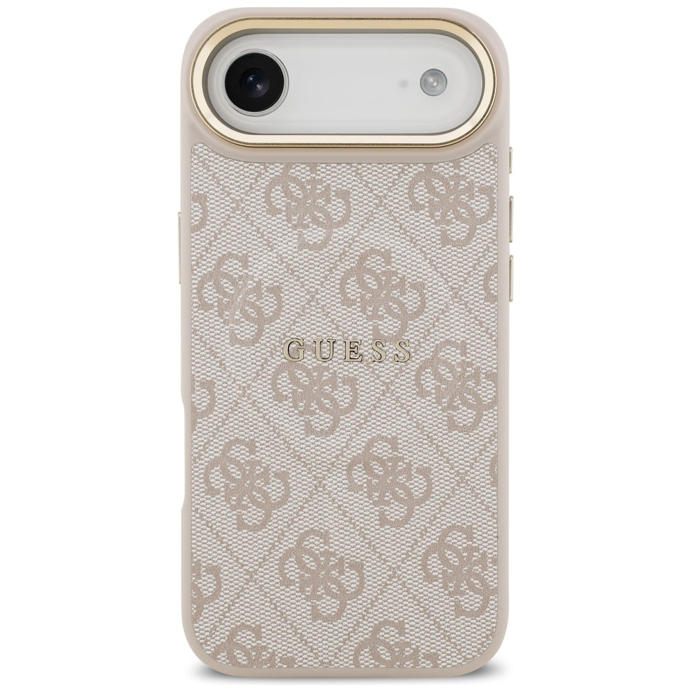 Guess 4G PU Classic Logo MagSafe Case for iPhone 17 Air - Pink