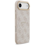 Guess 4G PU Classic Logo MagSafe Case for iPhone 17 Air - Pink
