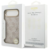 Guess 4G PU Classic Logo MagSafe Case for iPhone 17 Air - Pink