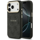 Guess 4G PU Classic Logo MagSafe-hylster til iPhone 17 Pro - sort