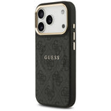 Guess 4G PU Classic Logo MagSafe-hylster til iPhone 17 Pro - sort