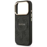 Guess 4G PU Classic Logo MagSafe-hylster til iPhone 17 Pro - sort