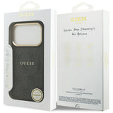 Guess 4G PU Classic Logo MagSafe-hylster til iPhone 17 Pro - sort
