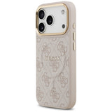 Guess 4G PU Classic Logo MagSafe Case for iPhone 17 Pro - Pink