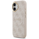 Guess 4G PU Classic Logo MagSafe Case for iPhone 17 - Pink