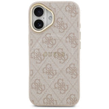 Guess 4G PU Classic Logo MagSafe Case for iPhone 17 - Pink
