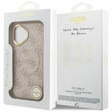 Guess 4G PU Classic Logo MagSafe Case for iPhone 17 - Pink