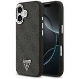 Guess 4G Triangle Logo MagSafe-hylster til iPhone 17 - sort